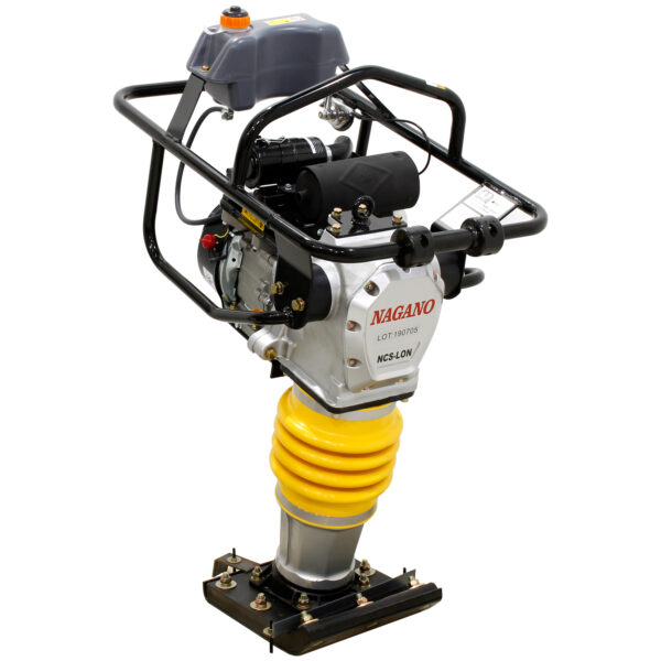 Compactador de Solo tipo sapo a Gasolina 6.5 HP Motor Loncin Motor de 4 tempos – NCSLON