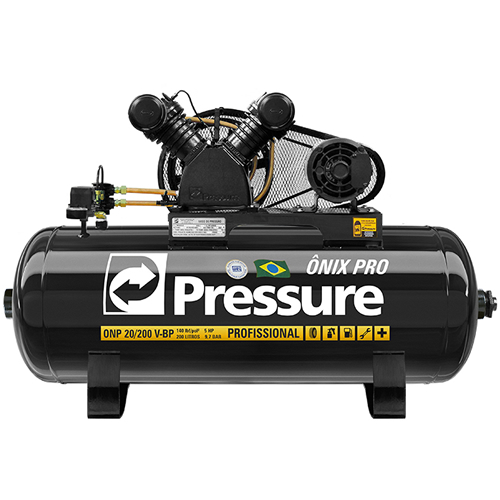 Compressor de Ar 20 PCM Baixa Rotação 200 Litros Trifásico – ATG2