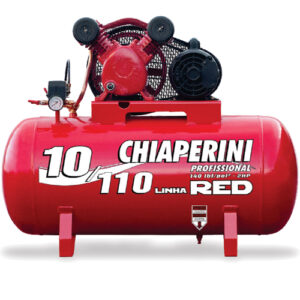 Compressor de Ar Aberto, 110 Litros, 2 HP, 1,5kW, Monofásico – 10/110 Red