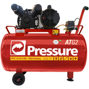 Compressor de Ar Monofásico, 100 Litros, 2CV, 140 Libras