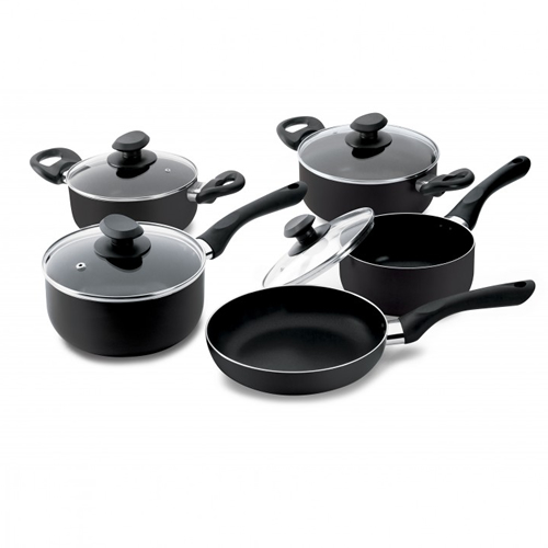 Conjunto de Panela 5 Peças Preto