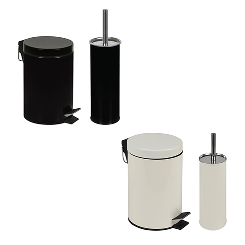 Conjunto Agata – Lixeira 3 Lixeira e Escova Para Higienização De Vaso