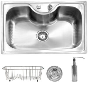 Cuba Pia Cozinha Gourmet Aço Inox 304 com Acessórios