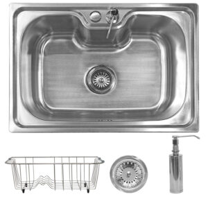 Cuba Pia Cozinha Gourmet Aço Inox 304 com Acessórios