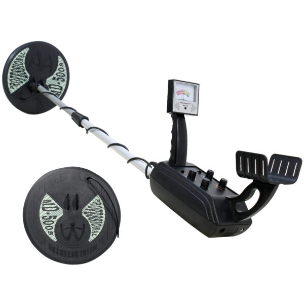Detector de Metais Profissional 5m Ouro Prata Cobre – 2 Bobinas