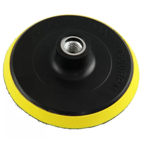 Disco de Borracha com Velcro para Esmerilhadeiras 125 mm