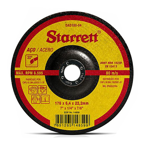 Disco de Desbaste – DAD 180-64