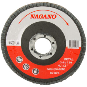 Disco de Lixa Flap 4.1/2 – Grão 120 – NDF120