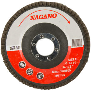 Disco de Lixa Flap 4.1/2 – Grão 60 – NDF60