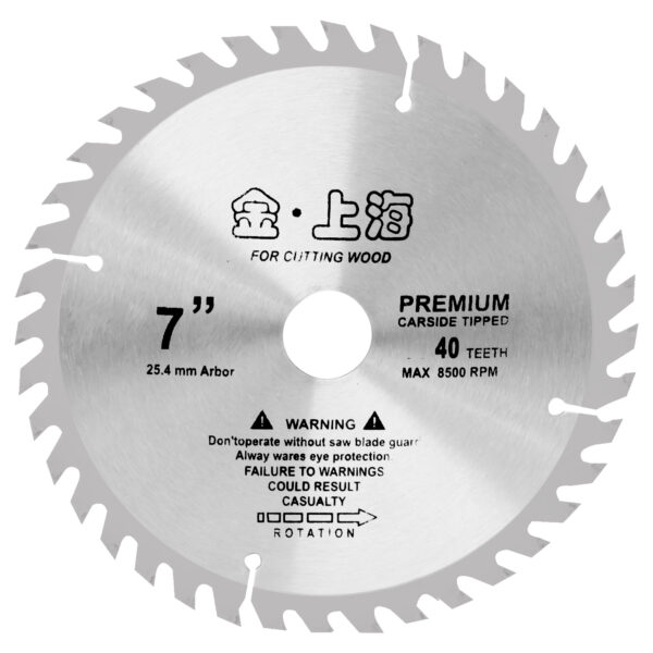 Disco Serra Circular 7 Pol 185mm x 25mm 40T