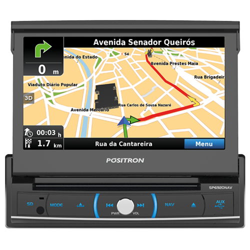 Dvd Player Touch TV Digital 7 SP6920 NAV