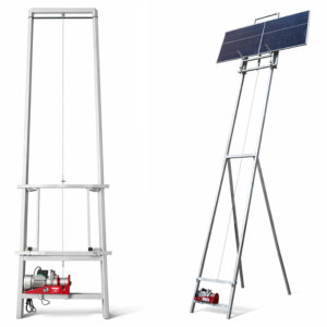 Elevador para Placa Solar Motorizado 15m 1300w 200kg