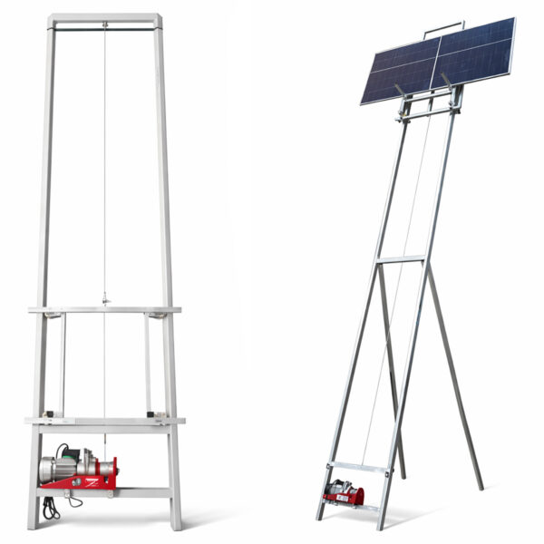 Elevador para Placa Solar Motorizado 15m 1300w 200kg
