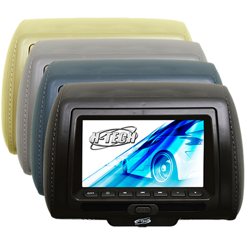 Encosto de Cabeça 7 com DVD / USB / SD Card sem Ziper – H-Tech