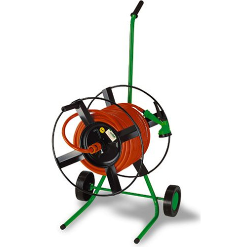 Enrolador de mangueira para jardim móvel em metal – EM 50
