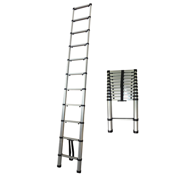 Escada telescópica 3,8 m – 12 degraus – TET3.8M