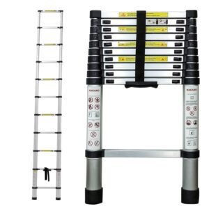 Escada Alumínio Telescópica 3.2 m 11 Degraus – Multifuncional