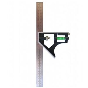 Esquadro 30 cm regulável com nível