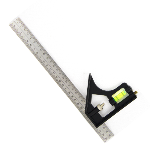Esquadro 90 Graus 30cm Regulável com Nível – NE90GRN