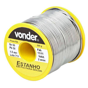 Estanho em fio para solda 1,5 mm