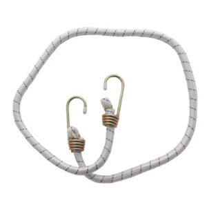 Elástico para Carga 2 Ganchos Multiuso 100 cm Branco