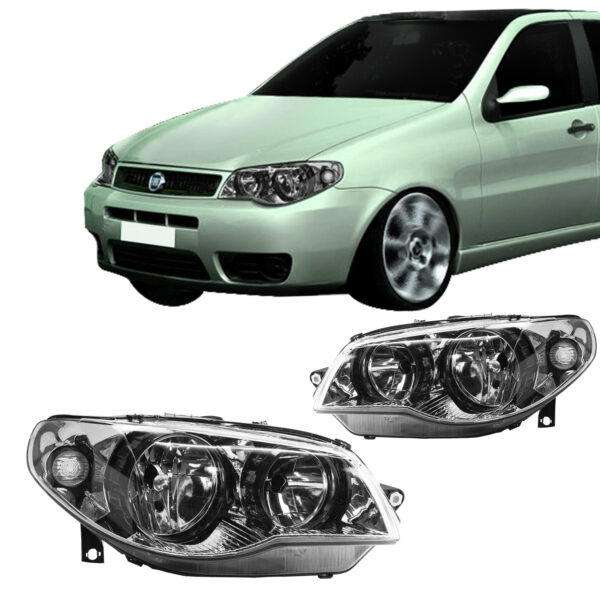 Farol Palio Siena Strada G3 04 a 16 Máscara Negra Foco Duplo – TFPG3