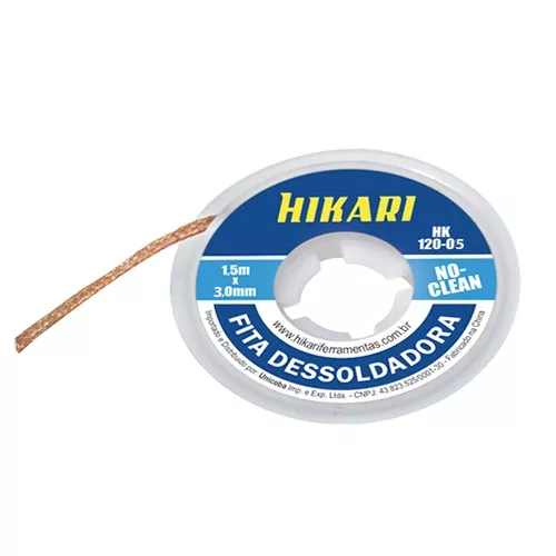 Fita Dessoldadora HK-120 1,5m 3mm no Clean