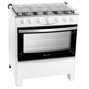 Fogão 6 Bocas Acendimento Automático Branco New Atenas