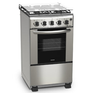 Fogão a Gás Gaudi Vivace 4 Bocas GLP Bivolt Inox Lateral Cinza – 7426