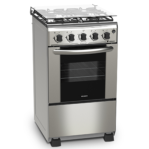 Fogão a Gás Gaudi Vivace 4 Bocas GLP Bivolt Inox Lateral Cinza – 7426
