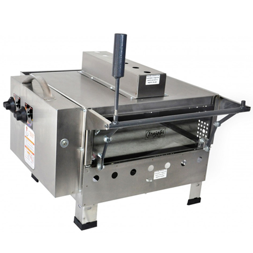 Forno Pizza Grill Fixo Refratário Luxo a Gás GLP com Infravermelho – 425 X 425