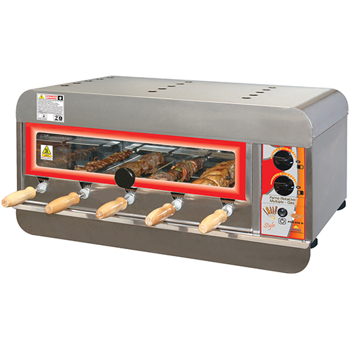 Forno Rotativo Múltiplo 5 Espetos – PRR- 050 N