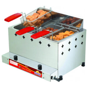 Fritador Retangular 1 Cuba Grande 10 Litros Óleo com 03 Cestos – PR-30G