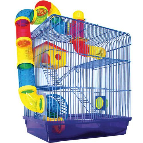 Gaiola Labirinto 3 Andares Para Hamster E Roedores