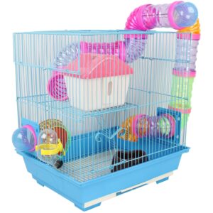 Gaiola Labirinto para Hamster 2 Andares – 38x35x28 cm