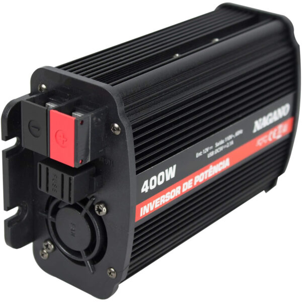 Inversor de Potência 400w 60hz USB 5v 2.1a Onda Modificada – DC24B – 220v