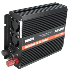 Inversor Transformador Conversor de energia 800W 12V 110V – Onda Modificada