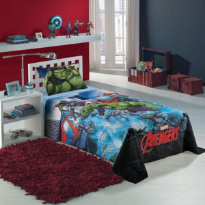 Jogo de Cama Estampado Avengers 2 Peças