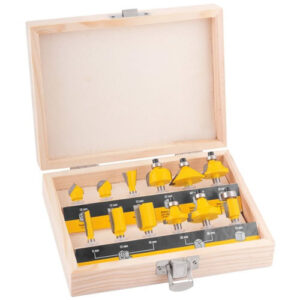Jogo de Fresas para Madeira com 12 Peças