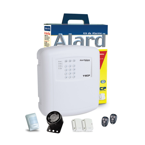 Kit Alarme Residencial Comercial com Controle – Alard Max 1 Fit
