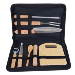 Kit Brasil Churrasco + Caipirinha – 9 Peças
