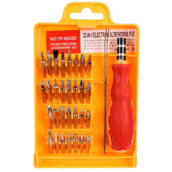 Kit Chaves de Precisão com 32 Peças Aço Carbono – NKCP32