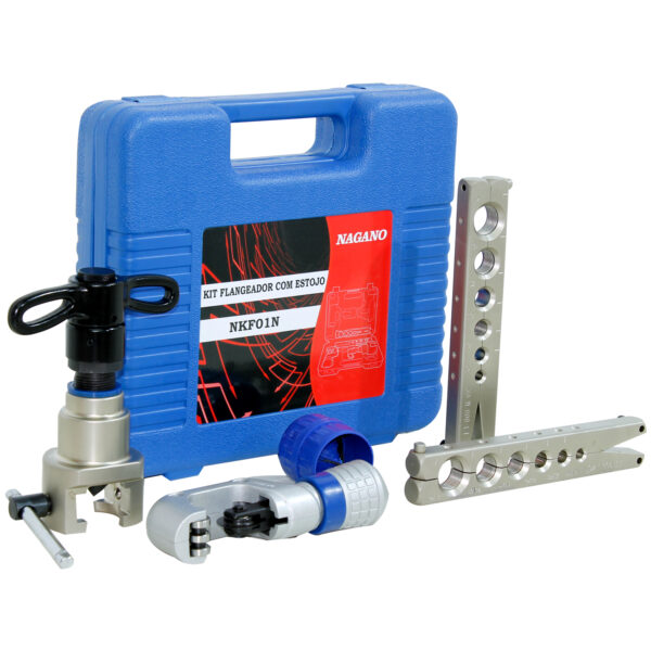 Kit Flangeador Excêntrico Com Catraca Para Tubos De 1/4 A 3/4
