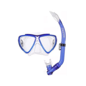 Kit Mergulho Duplo Cetus Bari Infantil Azul