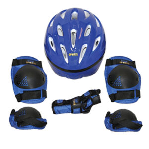Kit Proteção PRO Capacete 7 Peças Azul Tamanho G