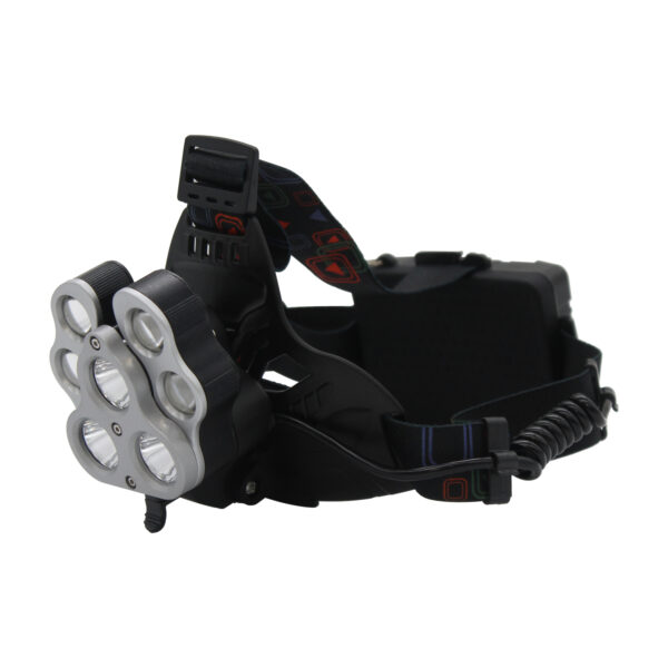 Lanterna Cabeça Recarregável 7 Leds