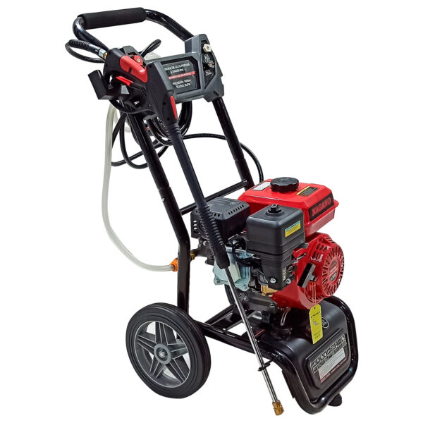 Lavadora de Alta Pressão a Gasolina 6.5hp 3400rpm 2500psi Motor Axial