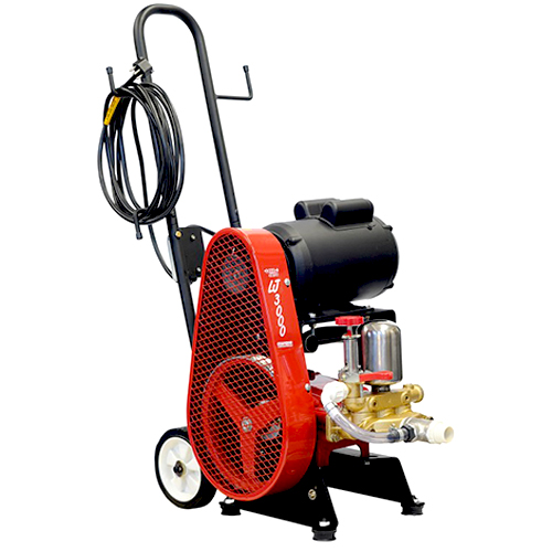 Lavadora de média pressão móvel trifásica 2 hp mangueira de 1/2 com carrinho – LJ3000