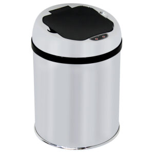 Lixeira Automática Inox com Sensor Balde Interno Removível 3 Litros