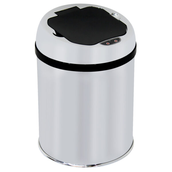 Lixeira Automática Inox com Sensor Balde Interno Removível 3 Litros